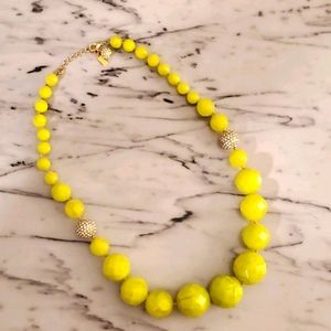 Kate Spade Yellow Statement Necklace
